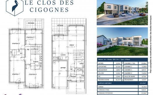 LE CLOS DES CIGOGNES – MAISON 3